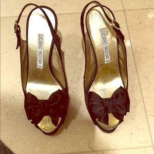 Luciano Padivan dressy sling back shoes
